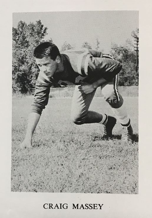 Craig A. Massey Football Photo